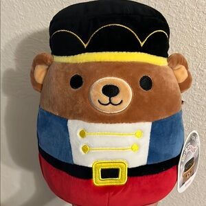Squishmallows Nutcracker Bear Braven - Red, Blue, Black, Brown OG NWT 8”